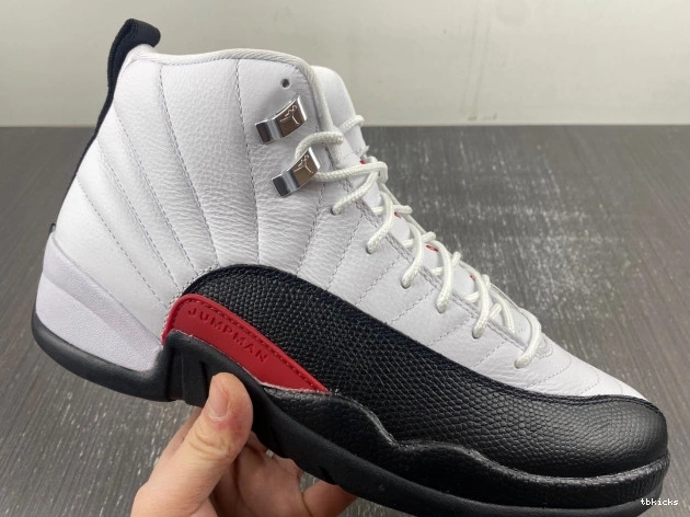 Cheap TBK Air CT8013-162 Jordan 12 Red Taxi 0701
